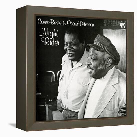 Count Basie and Oscar Peterson - Night Rider-null-Framed Stretched Canvas