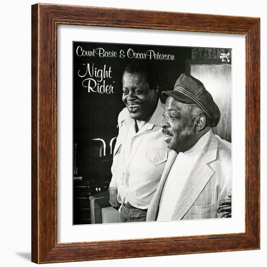 Count Basie and Oscar Peterson - Night Rider-null-Framed Art Print