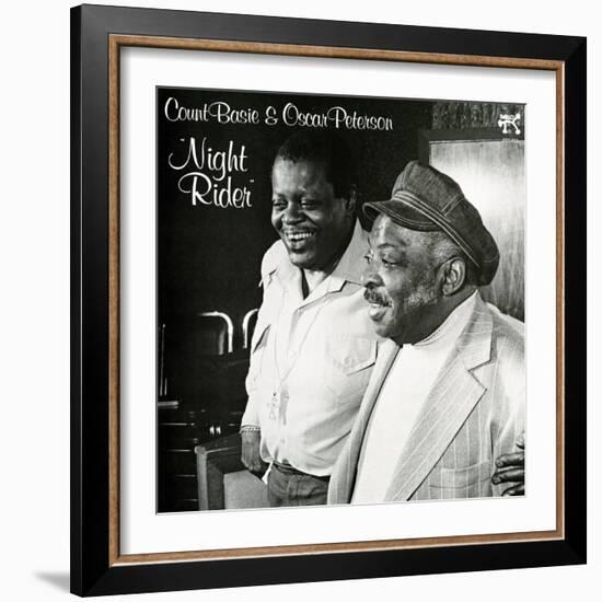 Count Basie and Oscar Peterson - Night Rider-null-Framed Art Print