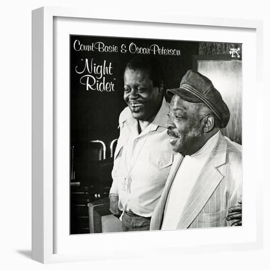 Count Basie and Oscar Peterson - Night Rider-null-Framed Art Print