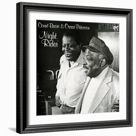 Count Basie and Oscar Peterson - Night Rider-null-Framed Art Print