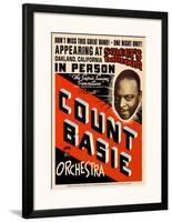 Count Basie Orchestra at Sweet's Ballroom, Oakland, California, 1939-Dennis Loren-Framed Art Print