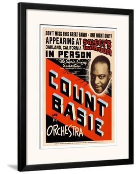 Count Basie Orchestra at Sweet's Ballroom, Oakland, California, 1939-Dennis Loren-Framed Art Print