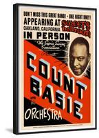 Count Basie Orchestra at Sweet's Ballroom, Oakland, California, 1939-Dennis Loren-Framed Art Print