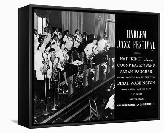 Count Basie-null-Framed Stretched Canvas