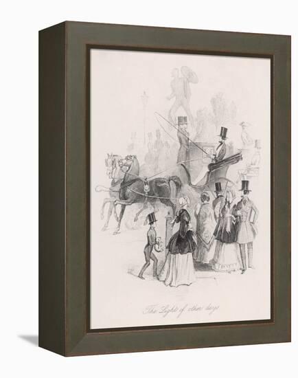 Count D'Orsay Driving-George Standfast-Framed Stretched Canvas