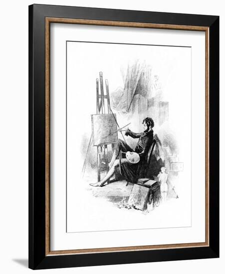 Count D'Orsay Painting-George Standfast-Framed Art Print