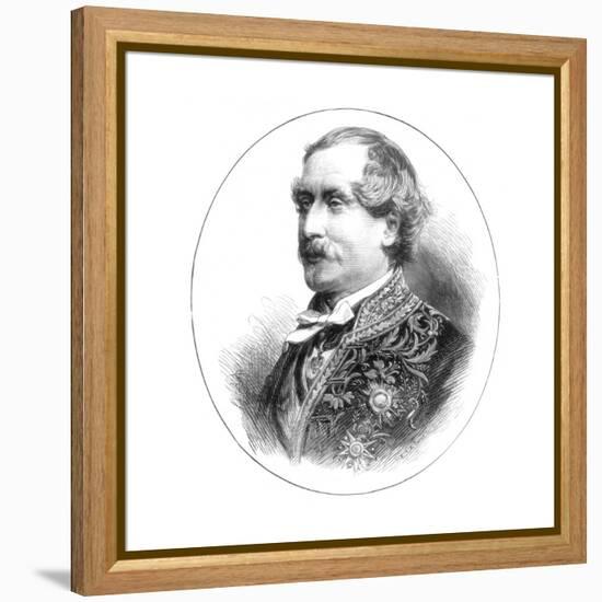 Count De Jarnac, French Ambassador in London, 1875-R&E Taylor-Framed Premier Image Canvas