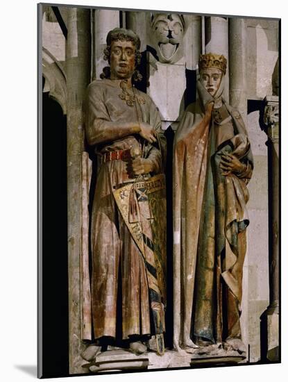 Count Ekkehard and Countess Uta, Donor Figures from the West Choir, 13th Century-null-Mounted Giclee Print