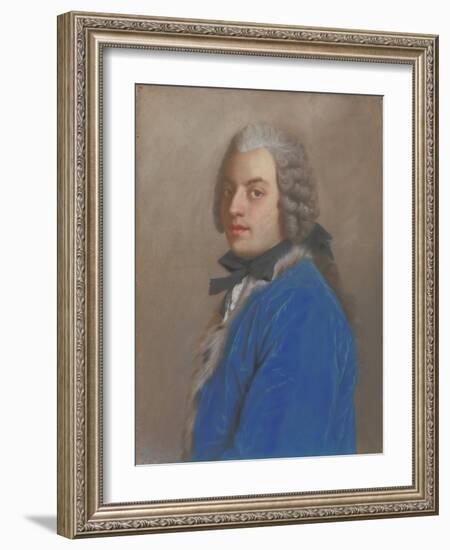 Count Francesco Algarotti, 1745 (Pastel on Vellum)-Jean-Etienne Liotard-Framed Giclee Print