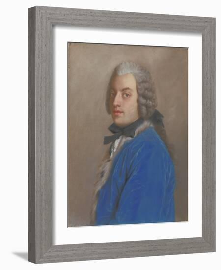 Count Francesco Algarotti, 1745 (Pastel on Vellum)-Jean-Etienne Liotard-Framed Giclee Print