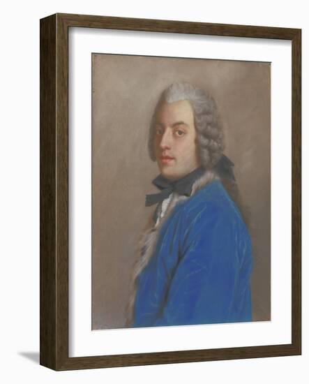 Count Francesco Algarotti, 1745 (Pastel on Vellum)-Jean-Etienne Liotard-Framed Giclee Print