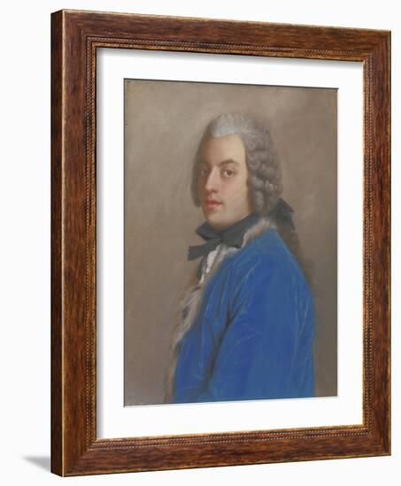 Count Francesco Algarotti, 1745 (Pastel on Vellum)-Jean-Etienne Liotard-Framed Giclee Print