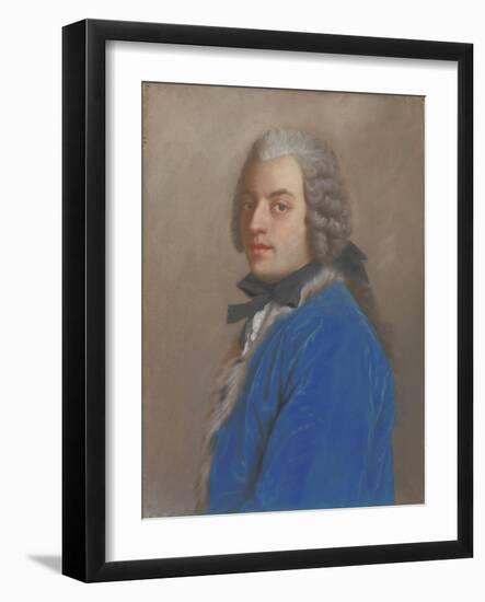 Count Francesco Algarotti, 1745 (Pastel on Vellum)-Jean-Etienne Liotard-Framed Giclee Print