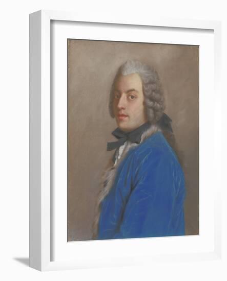 Count Francesco Algarotti, 1745 (Pastel on Vellum)-Jean-Etienne Liotard-Framed Giclee Print