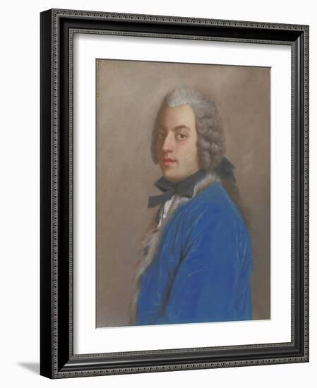 Count Francesco Algarotti, 1745 (Pastel on Vellum)-Jean-Etienne Liotard-Framed Giclee Print