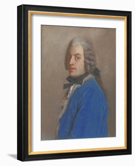 Count Francesco Algarotti, 1745 (Pastel on Vellum)-Jean-Etienne Liotard-Framed Giclee Print