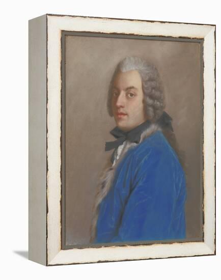 Count Francesco Algarotti, 1745 (Pastel on Vellum)-Jean-Etienne Liotard-Framed Premier Image Canvas