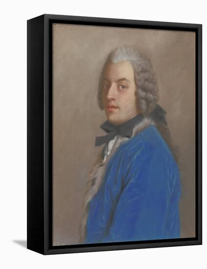 Count Francesco Algarotti, 1745 (Pastel on Vellum)-Jean-Etienne Liotard-Framed Premier Image Canvas