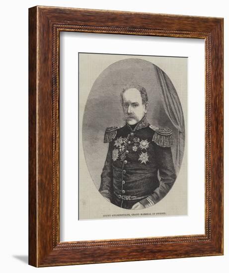 Count Gyldenstolpe, Grand Marshal of Sweden-null-Framed Giclee Print