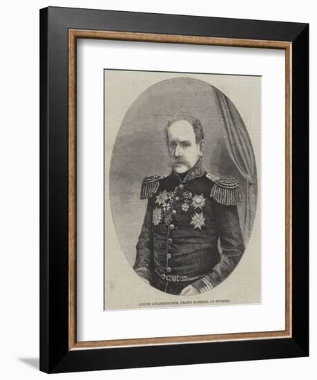 Count Gyldenstolpe, Grand Marshal of Sweden-null-Framed Giclee Print