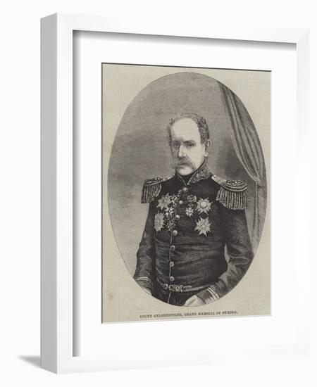 Count Gyldenstolpe, Grand Marshal of Sweden-null-Framed Giclee Print