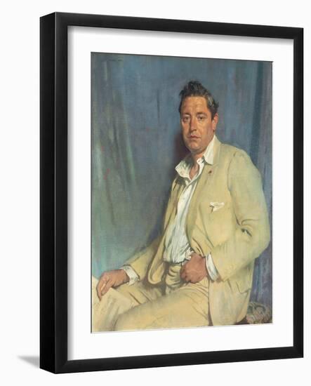 Count John Mccormack (1884-1945), 1923-Sir William Orpen-Framed Giclee Print