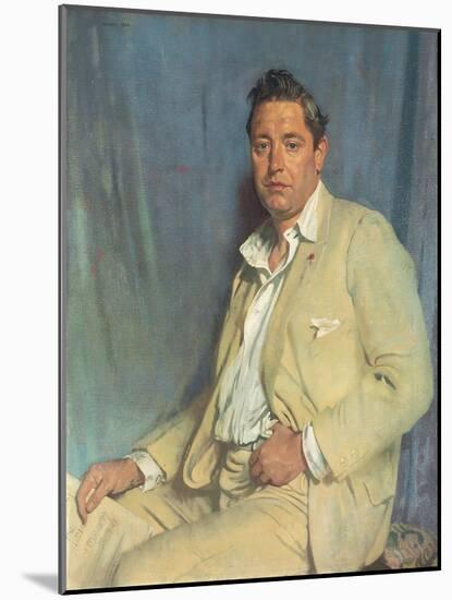 Count John Mccormack (1884-1945), 1923-Sir William Orpen-Mounted Giclee Print