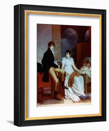 Count Moritz Christian Fries And Countess Fries And Their Child, 1804-Francois Gerard-Framed Giclee Print