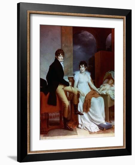 Count Moritz Christian Fries And Countess Fries And Their Child, 1804-Francois Gerard-Framed Giclee Print