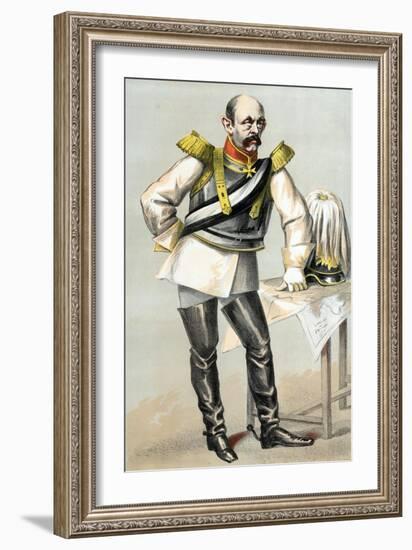 Count Otto Von Bismarck, Prusso-German Statesman, 1870-null-Framed Giclee Print