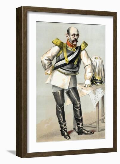 Count Otto Von Bismarck, Prusso-German Statesman, 1870-null-Framed Giclee Print