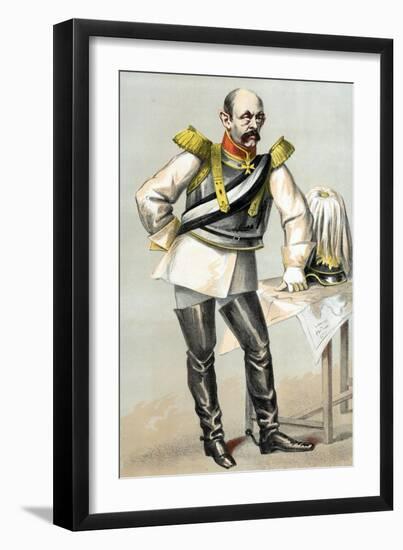 Count Otto Von Bismarck, Prusso-German Statesman, 1870-null-Framed Giclee Print