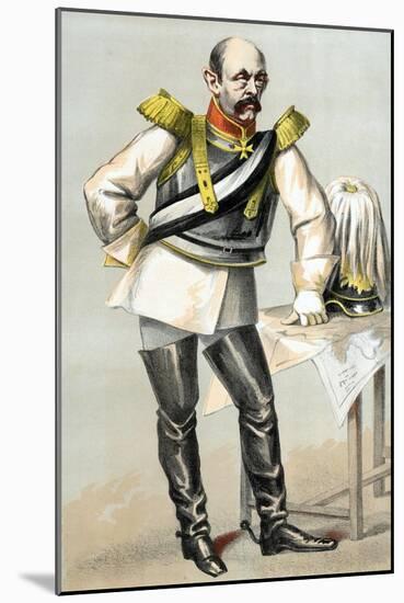 Count Otto Von Bismarck, Prusso-German Statesman, 1870-null-Mounted Giclee Print