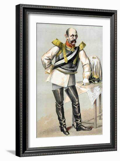 Count Otto Von Bismarck, Prusso-German Statesman, 1870-null-Framed Giclee Print