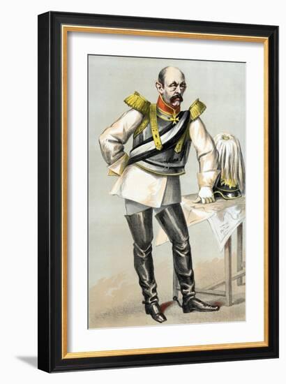 Count Otto Von Bismarck, Prusso-German Statesman, 1870-null-Framed Giclee Print