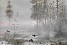 Winter Landscape with Bear, 1907-Count Vladimir Leonidovich Muravyov-Framed Giclee Print