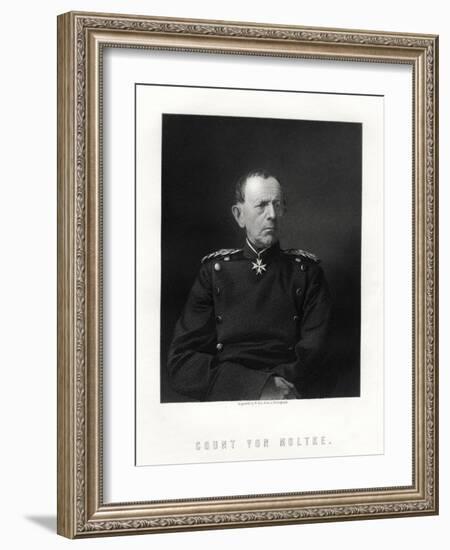 Count Von Moltke, (1800-189), Famous German Field Marshal, 19th Century-W Holl-Framed Giclee Print