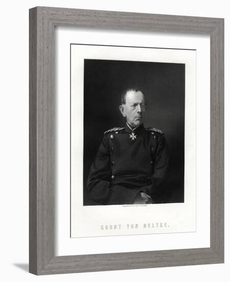 Count Von Moltke, (1800-189), Famous German Field Marshal, 19th Century-W Holl-Framed Giclee Print