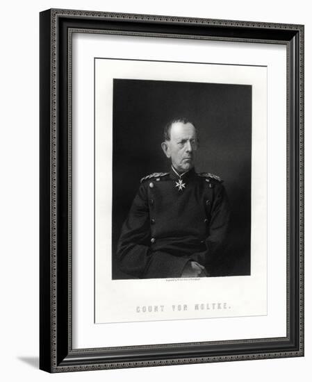 Count Von Moltke, (1800-189), Famous German Field Marshal, 19th Century-W Holl-Framed Giclee Print