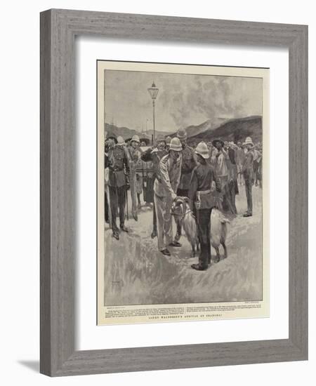 Count Waldersee's Arrival at Shanghai-Frank Craig-Framed Giclee Print