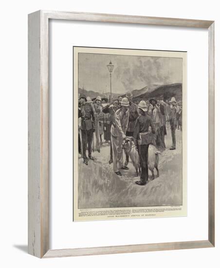 Count Waldersee's Arrival at Shanghai-Frank Craig-Framed Giclee Print