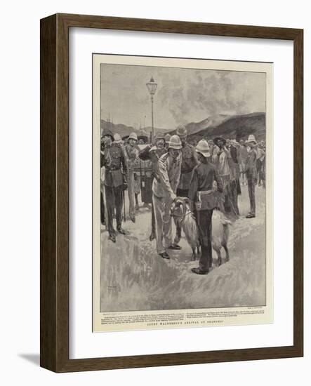 Count Waldersee's Arrival at Shanghai-Frank Craig-Framed Giclee Print