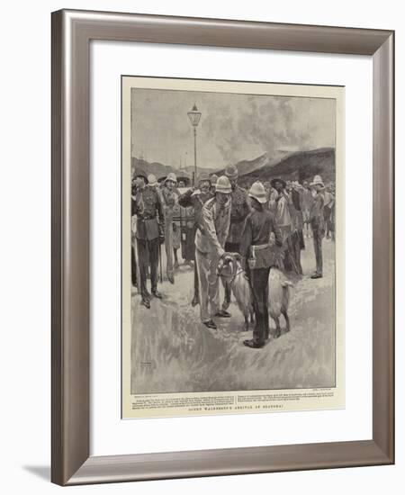 Count Waldersee's Arrival at Shanghai-Frank Craig-Framed Giclee Print