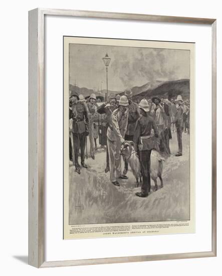 Count Waldersee's Arrival at Shanghai-Frank Craig-Framed Giclee Print