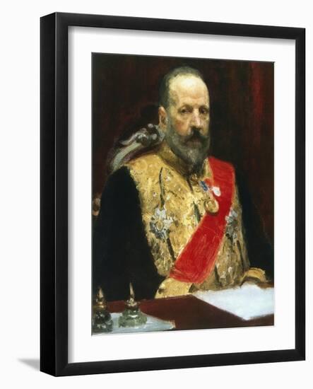 Count Witte, Russian Statesman, C1901-1903-Il'ya Repin-Framed Giclee Print