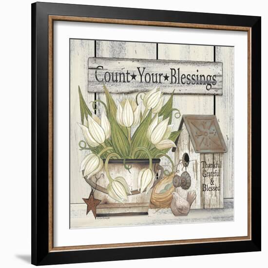 Count Your Blessing Still Life-Linda Spivey-Framed Art Print