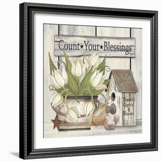 Count Your Blessing Still Life-Linda Spivey-Framed Art Print