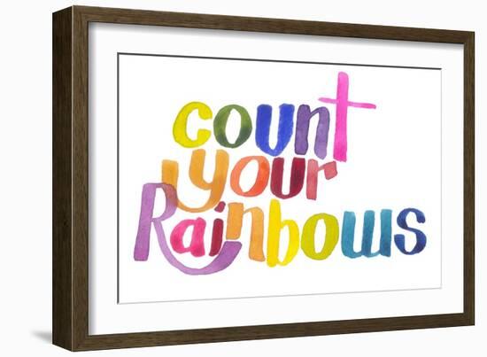Count Your Rainbows-Kerstin Stock-Framed Art Print
