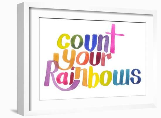 Count Your Rainbows-Kerstin Stock-Framed Art Print